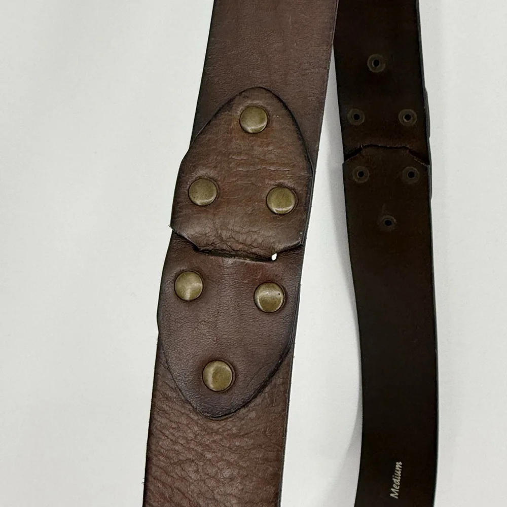 Fossil Segmented Bridle Style Women’s Brown Leather Belt Medium 40”